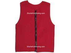 Chaleco en Neopreno con Cierre tamaño Grande color Rojo