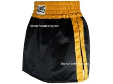 Shorts para Boxeo, Falda, Rosas, Negro