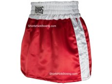 Shorts para Boxeo, Falda, Rosas, Roja