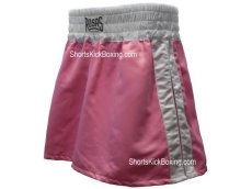 Shorts para Boxeo, Falda, Rosas, Rosa