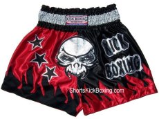 Shorts para Kick Boxing, Muay Thai, Morales, Craneo Vampiro
