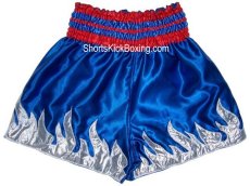 Shorts para Kick Boxing, Muay Thai, Morales, Punisher Azul