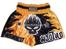 Shorts Kick Boxing, Muay Thai, Morales, Vengador Fantasma Amarillo