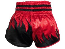 Shorts Muay Thai, Kick Boxing, Pelea, Morales, Craneo Pirata Rojo, Mediano, Posterior