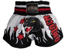 Shorts Muay Thai, Kick Boxing, Pelea, Morales, Pantera Negra, Mediano